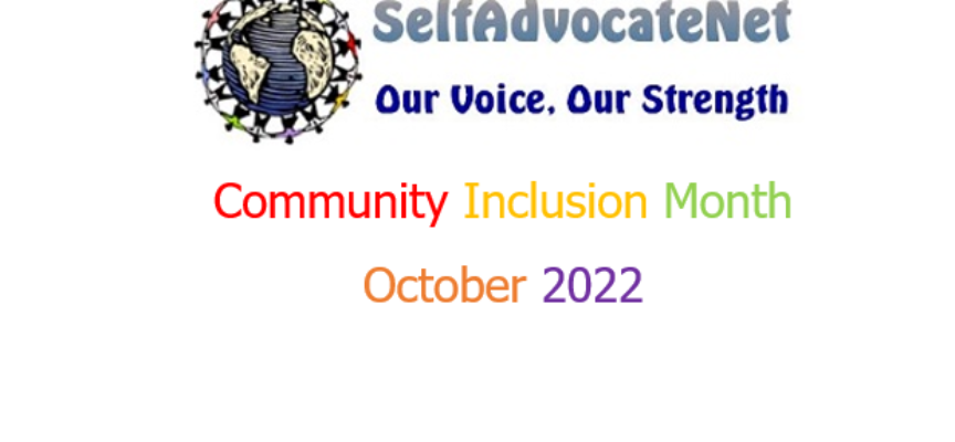 Community Inclusion Month October 2022
