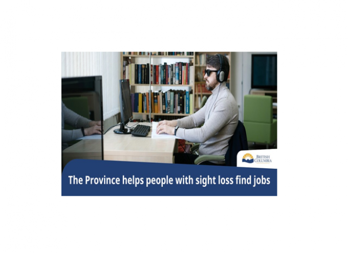 The Province helps people with sight loss find jobs