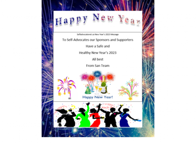 Selfadvocatenet.ca New Year’s 2023 Message