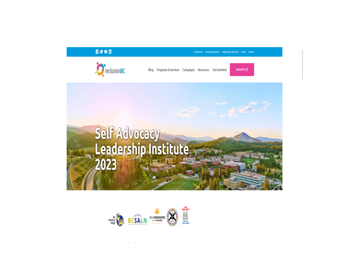 Self Advocacy Leadership Institute 2023 Kelowna B.C.