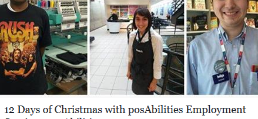12 Days of Christmas with posAbilities Employment Service