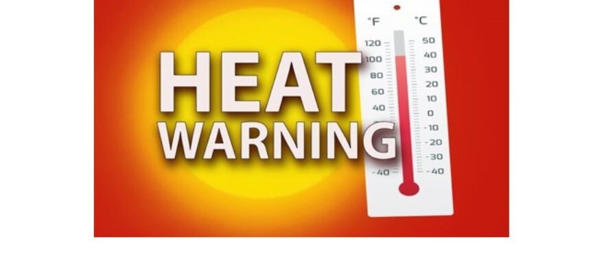 People encouraged to prepare for heat warnings