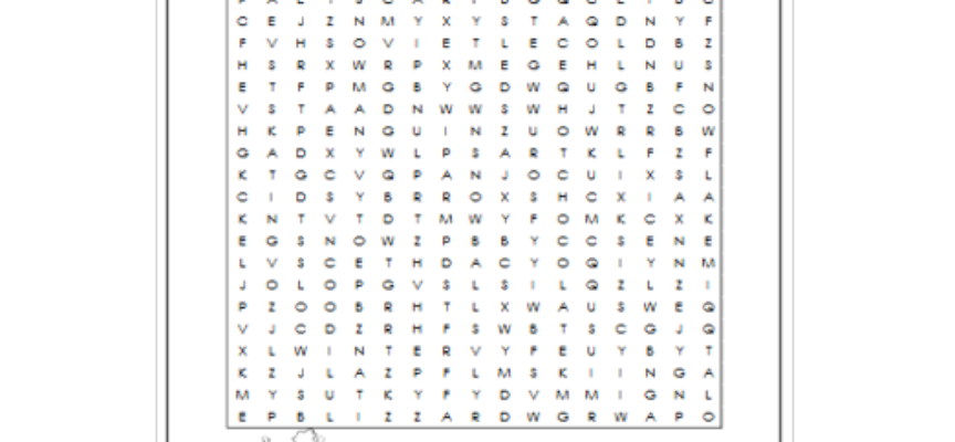 Winter Word Search 2023
